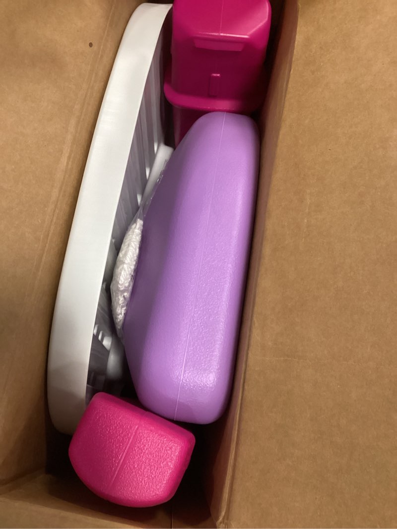 Condition photo showing Good Condition for Little Tikes Toddler Easy Score Basketball Set  Adjustable Hoop  3 Balls  Pink