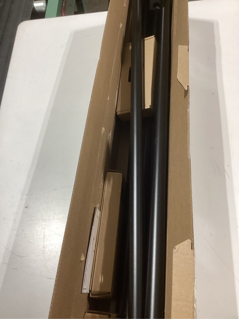 Condition photo showing Good Condition for KAMANINA 1 Inch Double Curtain Rods 66 to 120 Inches (5.5-10 Feet), Heavy Duty Adjustable Double Curtain Rod for Windows, Black Drapery Rods with End Caps Black 66-120"