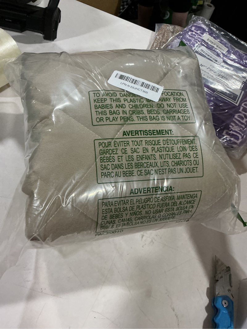 Condition photo showing Good Condition for velvet bed headboard cover slipcover - stretch quilted & thicken dustproof protector for queen/king, washable decorative headboard cover for bedroom (khaki, 59x27.5 inch) khaki 59x27.5 inch