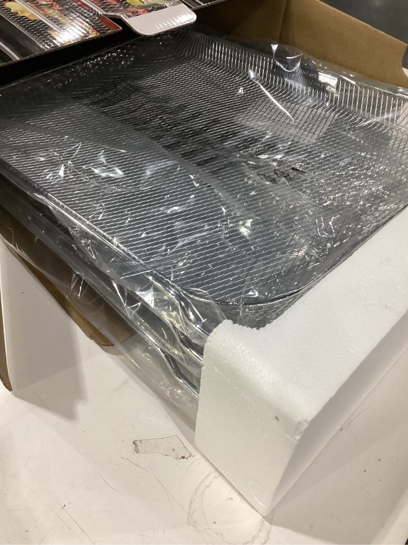 Condition photo showing Good Condition for breville air fry/dehydrate mesh baskets | cook multiple batches with this set of 3 stainless steel baskets | for smart oven air fryer pro bov900 and bov950