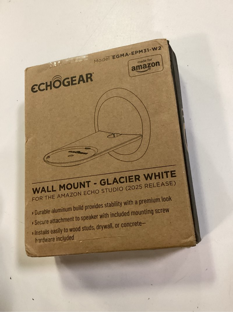 Condition photo showing New/Like New for All-New, Made for Amazon Wall Mount for Echo Studio Glacier White