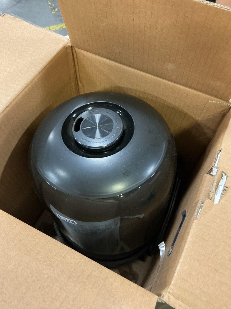 Condition photo showing As Is for Dreo Humidifiers for Bedroom, 3L Top Fill 30H & 26dB Quiet Runtime for Large Room, Cool Mist Ultrasonic Humidifier with Humidity Sensor, Night Light for Home, Baby, Nursery, Plants, 360° Nozzle, Black