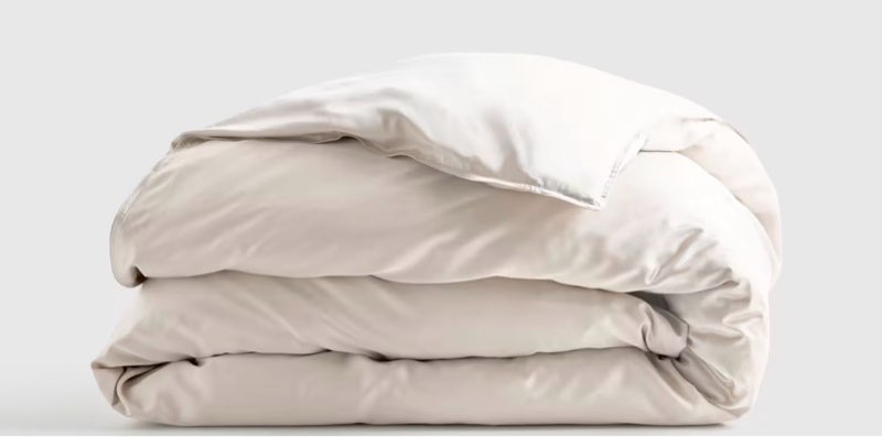 quince 100% viscose from organic bamboo king/cal king duvet 108”x92” sand