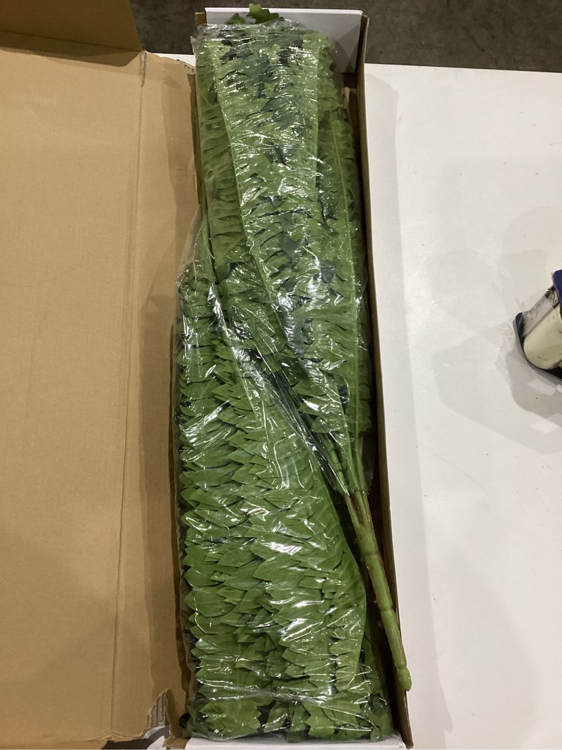 Condition photo showing Good Condition for 35" ferns artificial bush plants large, 2 artificial boston ferns with 39 fronds for outdoors home decor