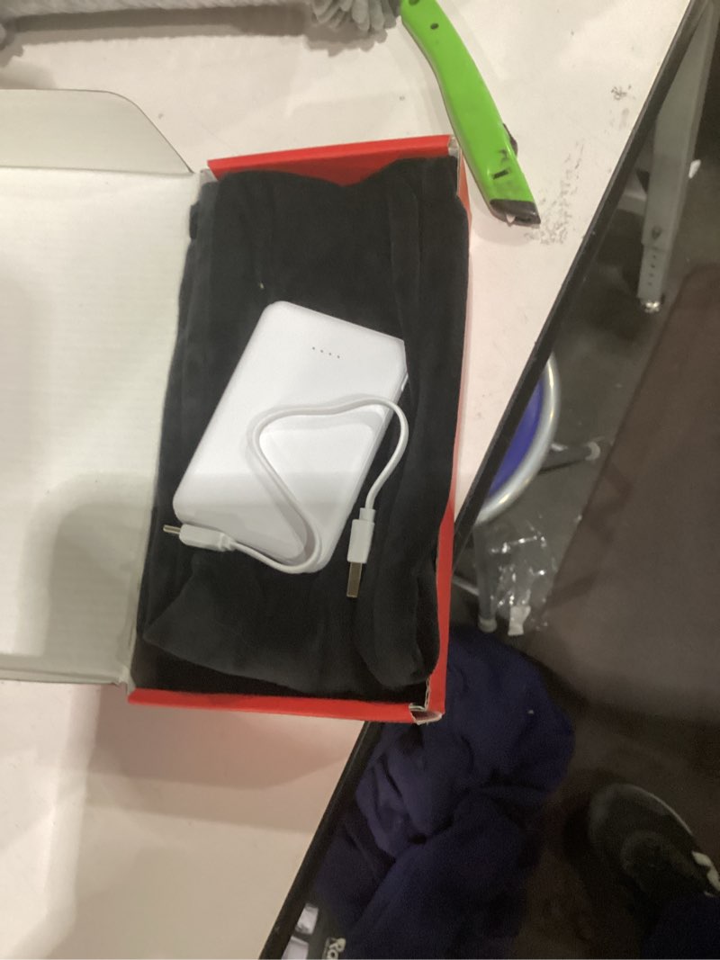 Condition photo showing Good Condition for Neck Heating Pad Heated Scarf for Pain Relief, Heated Wrap with 5000mAh Power Bank, Cordless Thermal Neck Brace Electric Heating Neck Warmer with 3 Heating Levels(Black)