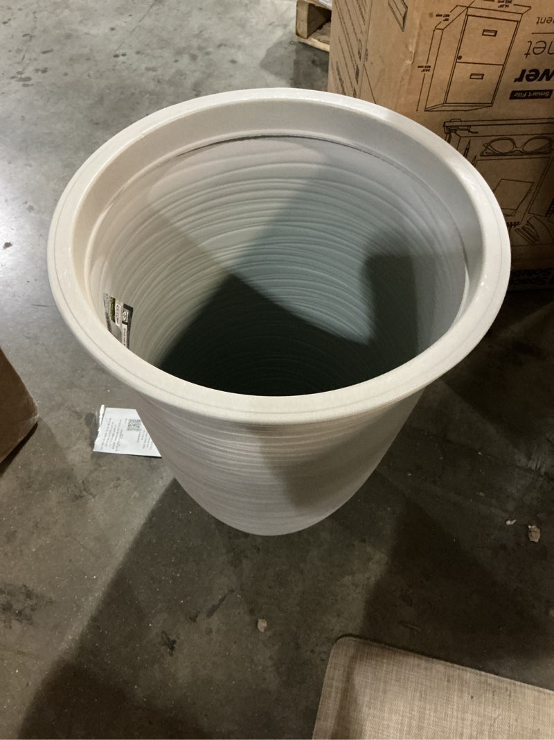 Condition photo showing Good Condition for better homes & gardens terrence 15\\\" resin vase, cement 2 pcs