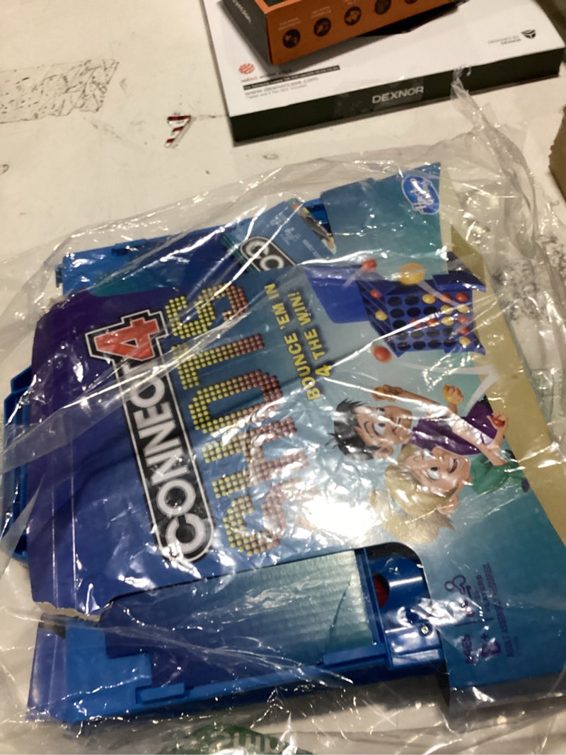 Condition photo showing As Is for hasbro gaming connect 4 shots board game activity for kids ages 8+, active games for families, 2 player game, kids games and gifts (amazon exclusive) standard packaging