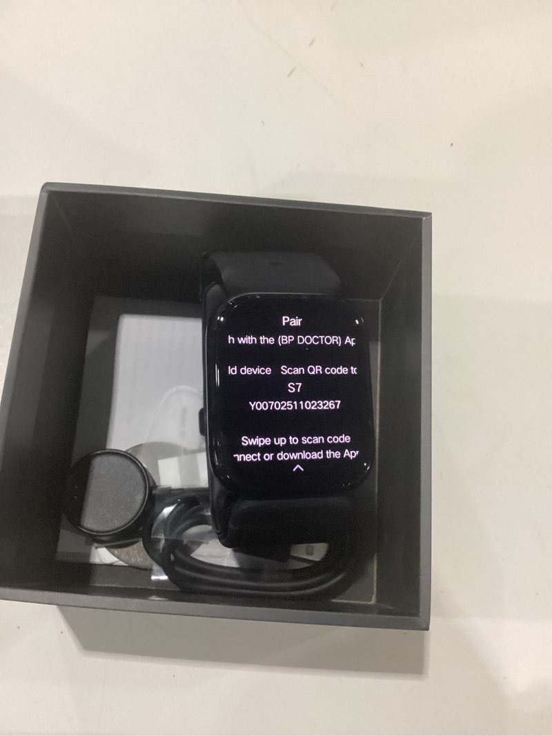 Condition photo showing Good Condition for Smart Watch Blood Pressure, 1.95" Smart Watch BP Monitor with Air Pump Cuff, Blood Pressure Watch with Sleep Heart Rate Monitor, Pedometer, M7000 Watch Supports Data Sharing, Reminder Monitoring