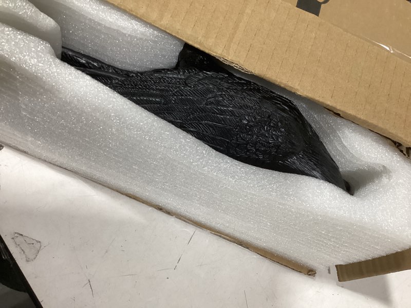 Condition photo showing Good Condition for Crow Lamp Raven Table Lamp with Bulb, Crow Light - Gothic Halloween Decor for Bedside Bedroom Living Room Decor