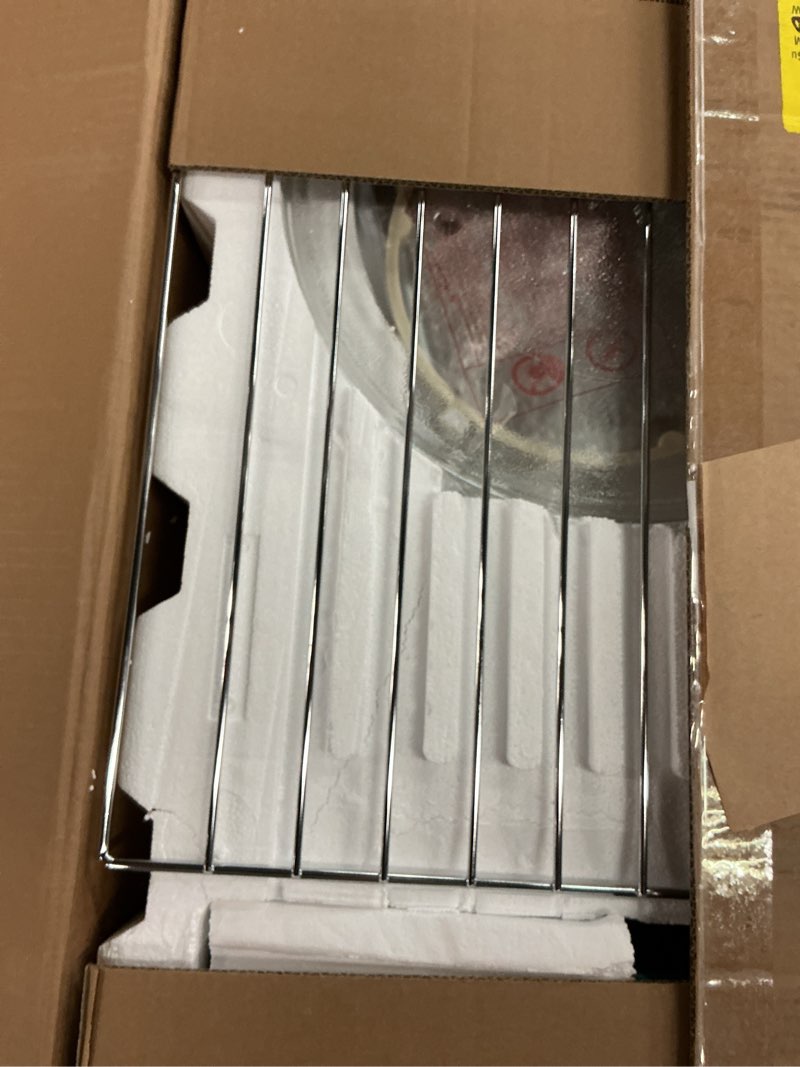 Condition photo showing Good Condition for 24 Inch Built-in Microwave Drawer, ThermoMate 1.2 Cu. Ft. Microwave Drawer with Automatic Presets, 1000 Watts with 11 Power Levels, Touch Controls, Sensor Cooking, Defrosting Rack, Stainless Steel 1.2 Cu.Ft, Microwave Drawer