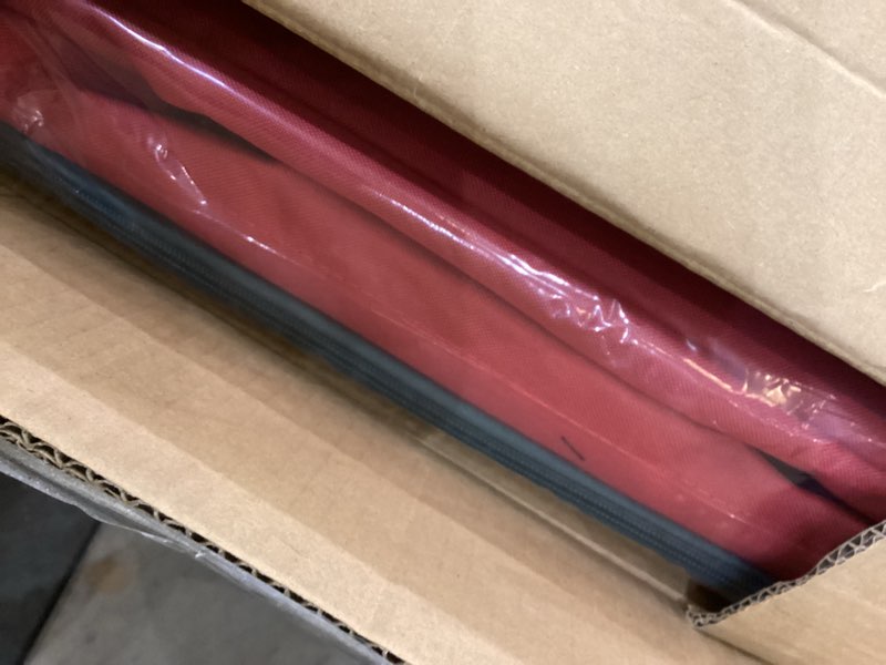 Condition photo showing New/Like New for Deluxe Christmas Ornament Storage Box - Holds Up to 72 Ornaments 4” x 4” + Top Adjustable Compartments for Figurines, Nutcrackers, etc. - Heavy Duty 600D/ Inside PVC Material for Maximum Durability