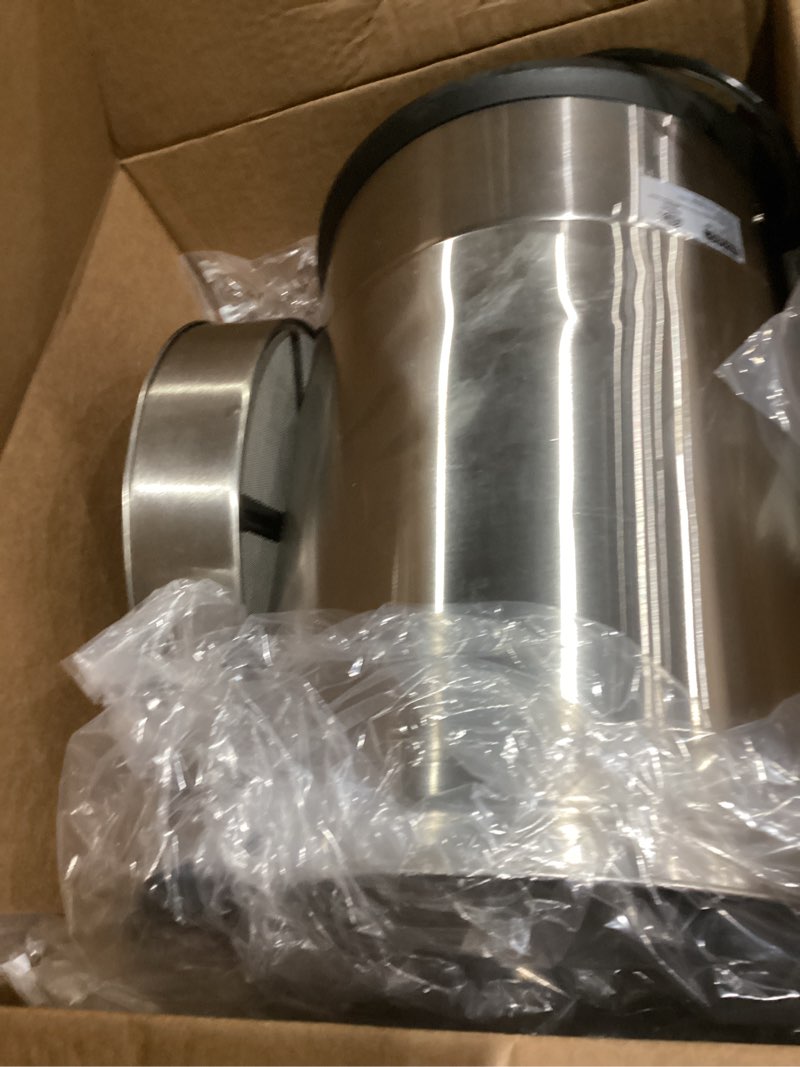 Condition photo showing As Is for SYBO SR-CP-100B Commercial Grade Stainless Steel Percolate Coffee Maker Hot Water Urn for Catering, 100-Cup 16 L, Metallic 16L Metallic