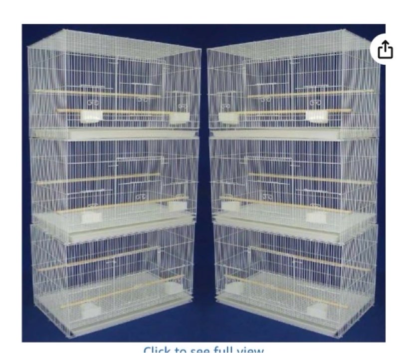 YML Small Breeding Cages, Lot of 6, SILVER