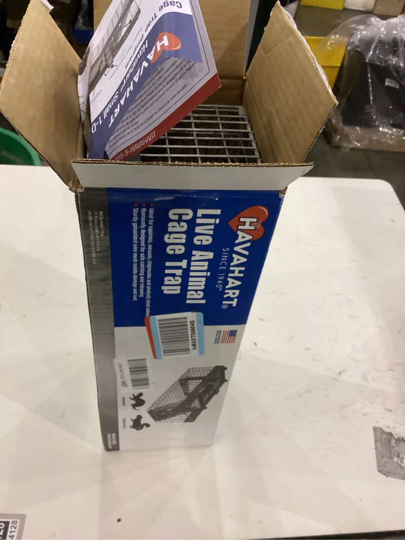 Havahart Small 1-Door Humane Live Catch and Release Animal Trap for Squirrels, Weasels, Chipmunks, a