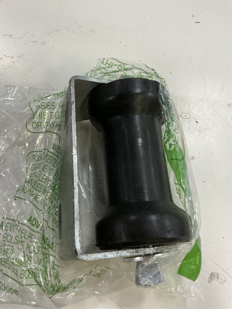 Condition photo showing Good Condition for 4" 5" boat trailer stationary spool keel roller bracket assembly for 2" 2.5" 3" trailer tongue frame 5" roller for 3" tongue