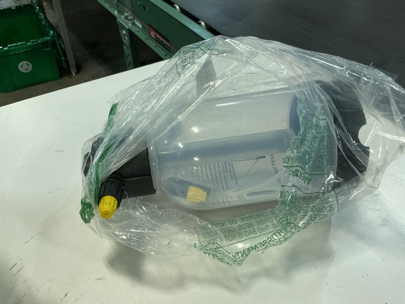Condition photo showing Good Condition for tnt pump sprayer 0.53 gallon/67oz /2l hand powered – car wash, snow foam, gardening with 2 nozzles, white color, heavy duty pressure atomizer for detailing, professional home and garden