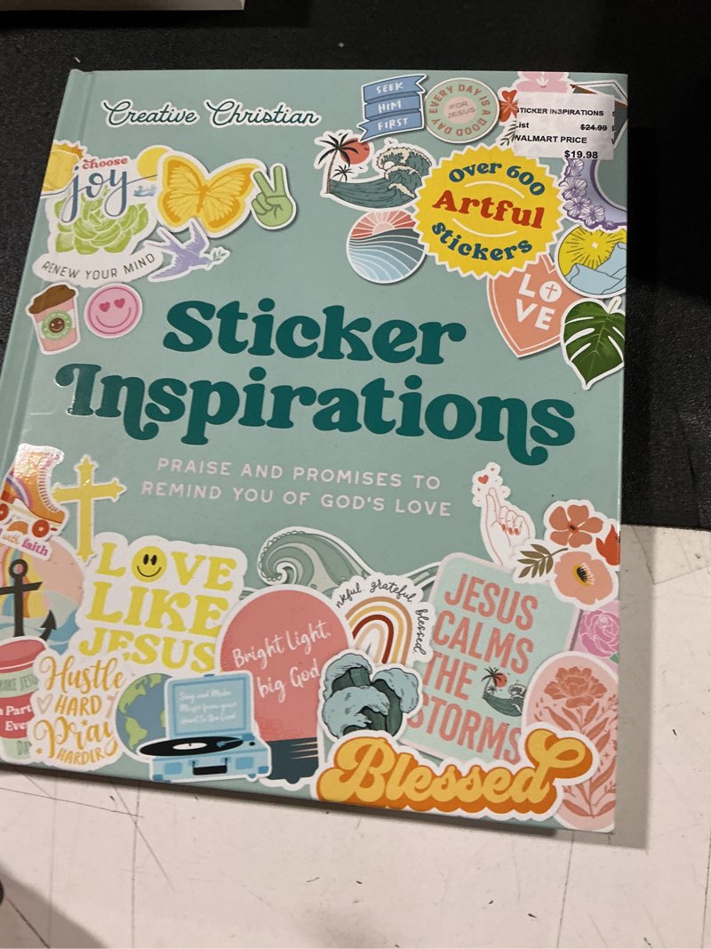 Condition photo showing Good Condition for sticker inspirations - (creative christian) by  amen editions & andrews mcmeel publishing (hardcover)