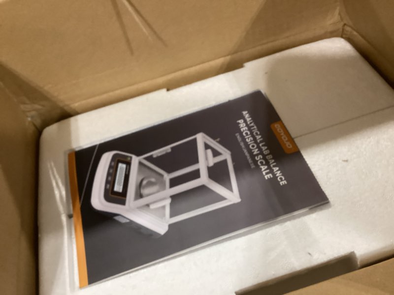 Condition photo showing Good Condition for lab analytical balance 500g x 0.001g precision digital scale, with windshield and rs232 interface, for scientific laboratories, research, industrial, kitchen, food, jewelry, 19 units, 500g weight 500g / 0.001g?high precision?