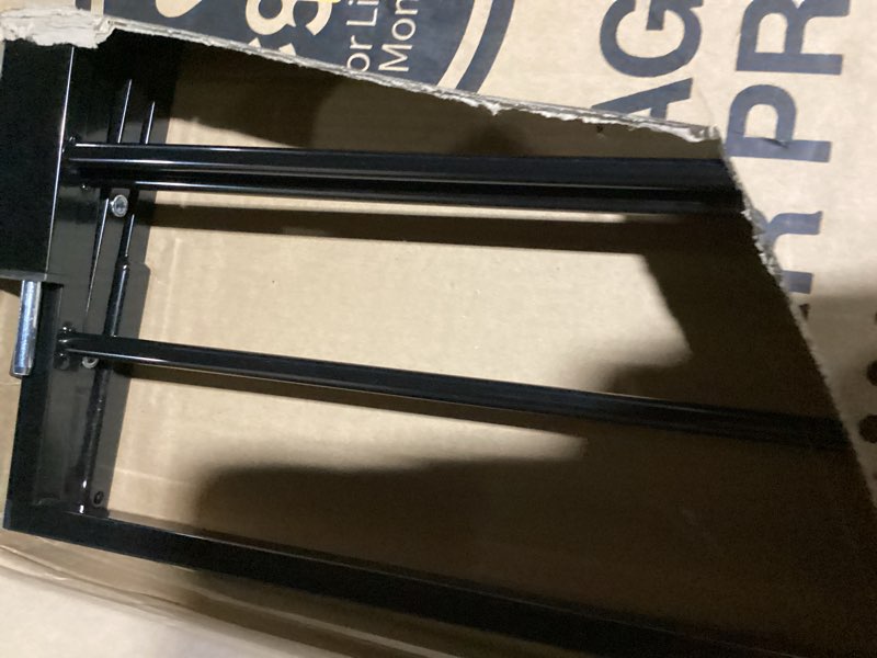 Condition photo showing Good Condition for (similar to) babelio baby gate for doorways and stairs, 26-40\" auto close dog gate, pressguard c5, easy-install pressure mounted satey door, no drilling safety gate for child and pets, black black 30\"tall 26\"-40\" wide