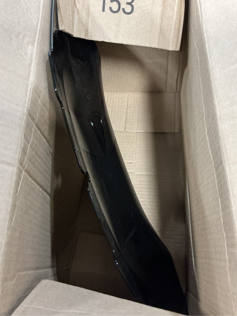 Condition photo showing As Is for amazicha black 6" windshield windscreen fit for harley electra street glide touring 1996-2013