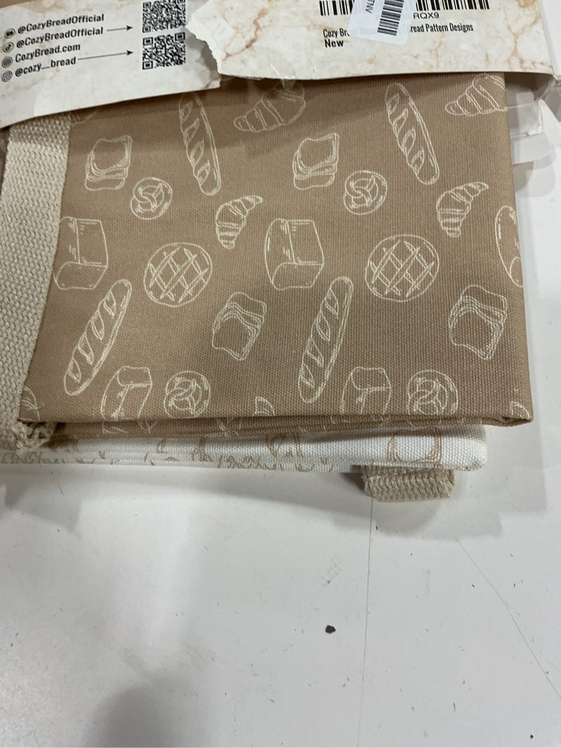 Condition photo showing New/Like New for cozy bread® reusable bread bag set for home bakers | usa brand | charming designs (bread)