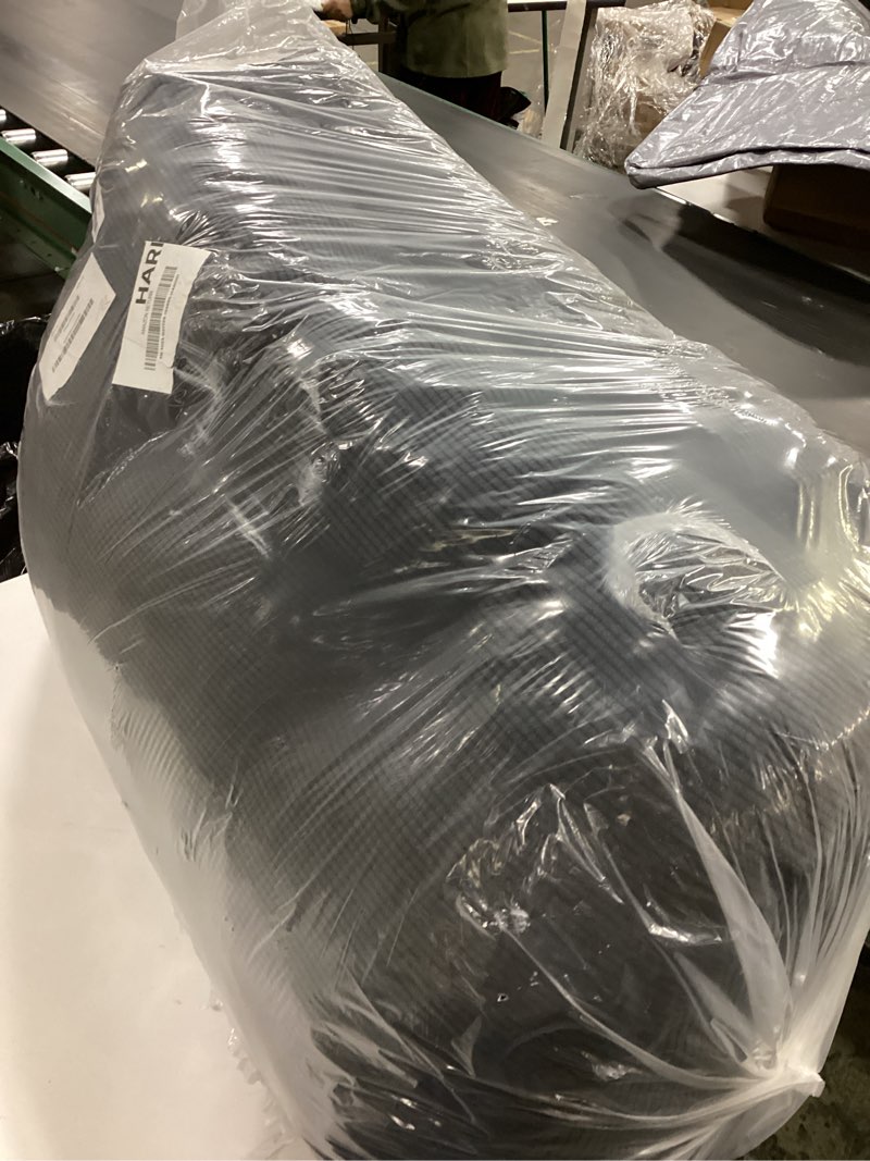 Condition photo showing As Is for Headboard Pillow King, Triangle Pillows for Headboard, Head Board Backrest Wedge Pillow for Reading Sitting Working, Daybed Pillows with Removable Cover for Bed Dorm Sofa, Black Black King