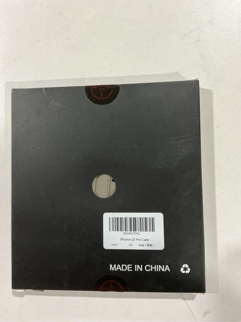 Condition photo showing New/Like New for Compatible with iPhone 15 Pro Wallet Case with Card Holder RFID Blocking for Women Men, Double Magnetic Clasp Kickstand Shockproof Phone Case Fit for iPhone 15 Pro, Black iPhone 15 Pro - 6.1" Black