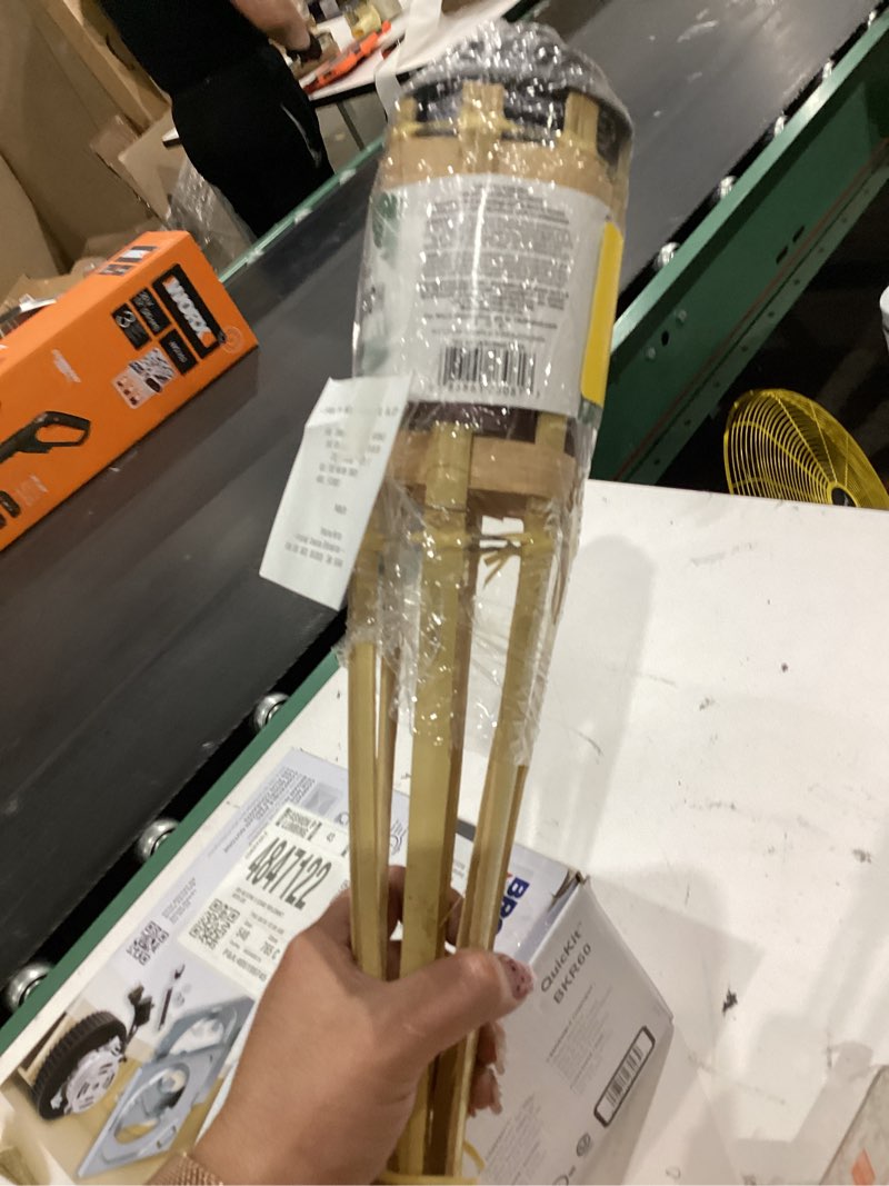 Condition photo showing As Is for tiki easy pour 57 in. torch bamboo gatun