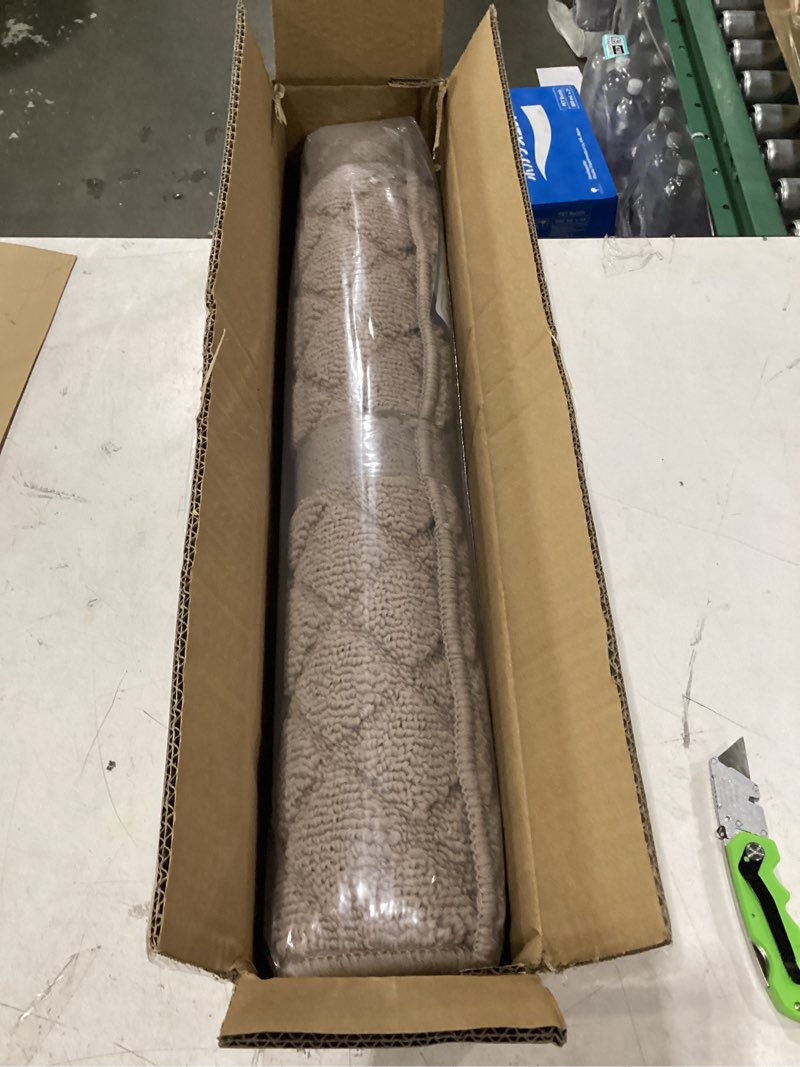 Condition photo showing New/Like New for azadx 2'x3' front entryway door mat non slip indoor door mats washable entry mats welcome doormat dirt trapper for house entry low profile doormat indoor entrance mat 2'×3' (24 x 36 inch) beige