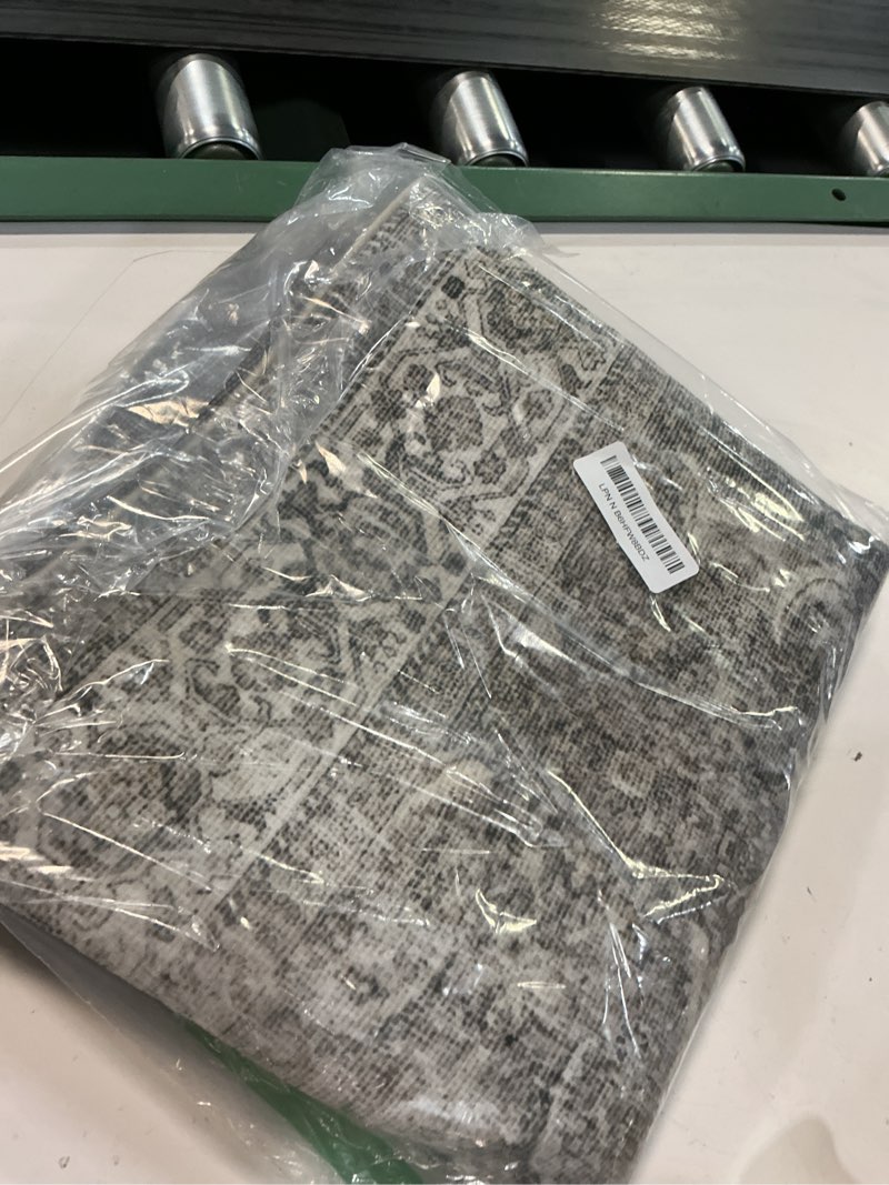 Condition photo showing Good Condition for machine washable small rugs for kitchen: door mat indoor entrance 2x3 entryway rug stain resistant non-slip low pile soft throw carpet for front door indoor entrance entry bedroom nursey 2' x 3' (rectangular) vintage brown