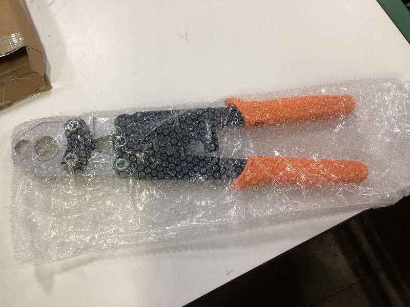 Condition photo showing New/Like New for KF CPTEC 1/2'' & 3/4'' Combo PEX Crimping Tool for Copper Crimp Rings with Go/No-Go Gauge, Meets ASTM F1807 Standard, Durable Plumbing Tool
