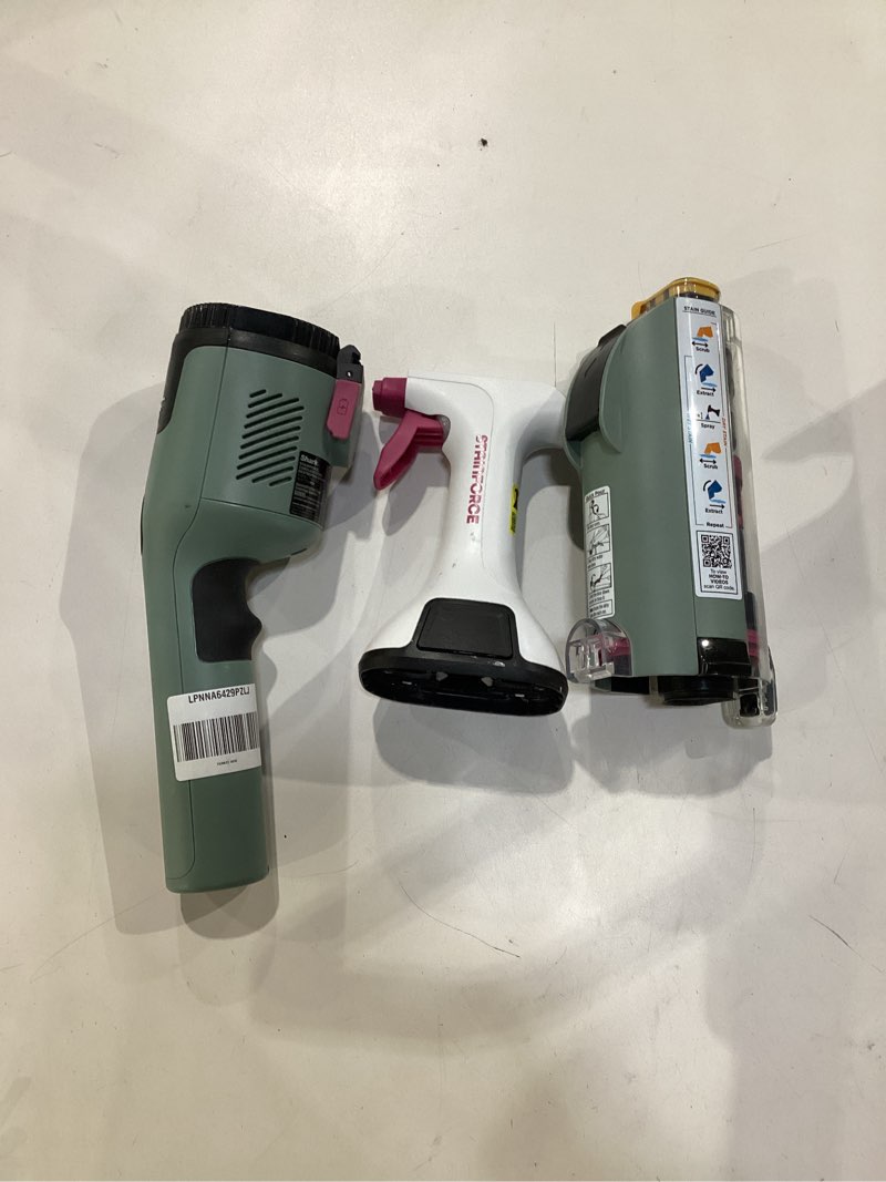 Condition photo showing As Is for **untested** shark stainforce™ cordless portable stain cleaner