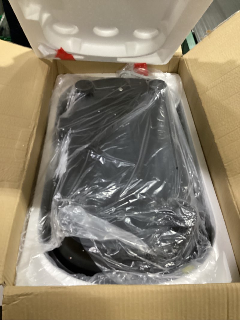 Condition photo showing As Is for merach vibration plate exercise machine, vibration plate 440 lbs capacity, bluetooth and silicone pedal, stimulate deep fat, vibration plate for lymphatic drainage, vibrating for weight loss might be missing pieces