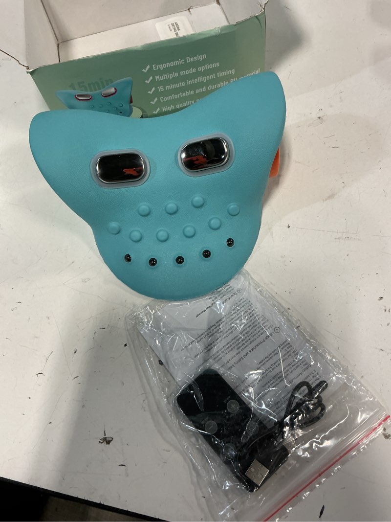 Condition photo showing Good Condition for Neck Massager 2026 Deep Tissue Massage with Heating and Vibration Neck massager-3D deep Tissue Massage for Shoulder and Back, Portable Cordless with Type-C Charge,Home Office Car Use Blue