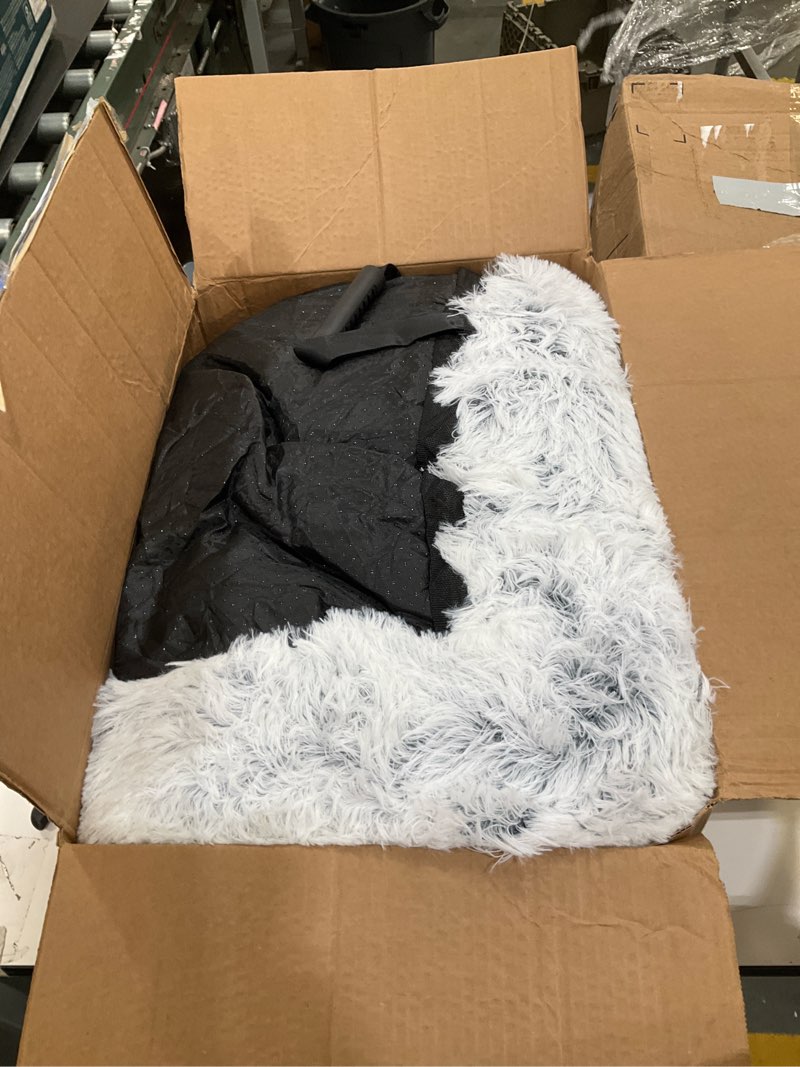 Condition photo showing Good Condition for calming dog bed fluffy plush dog mat for furniture protector with removable washable cover for large medium small dogs and cats (extra large (53x39.3x6), light grey) 53.0"l x 39.3"w x 6.0"th light grey