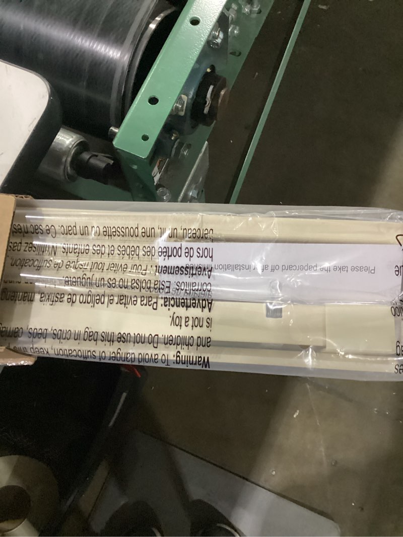 Condition photo showing New/Like New for lazblinds no tools no drill 1" vinyl mini blinds, cordless blinds for windows, light filtering horizontal window blinds & shades, 30 1/2" w x 64" h, cream cordless-cream 30 1/2" w x 64" h