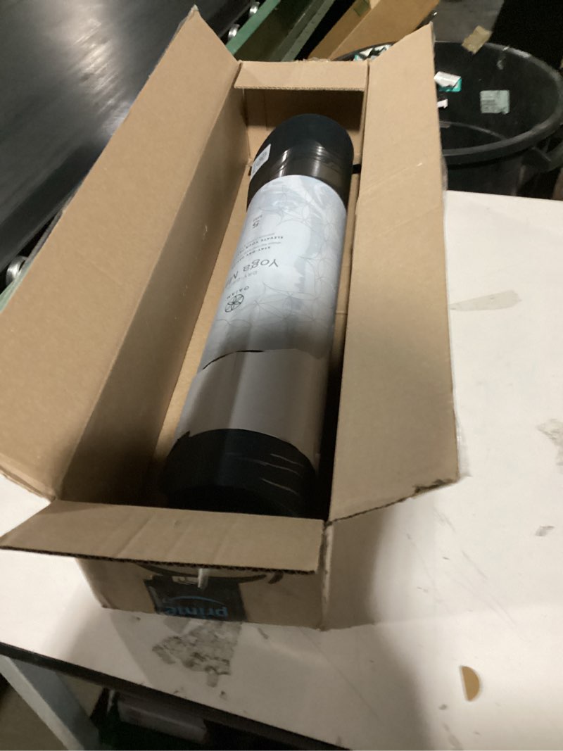 Condition photo showing New/Like New for gaiam dry-grip yoga mat - 5mm thick non-slip exercise & fitness mat for standard or hot yoga, pilates and floor workouts - cushioned support, non-slip coat - 68 x 24 inches marbled