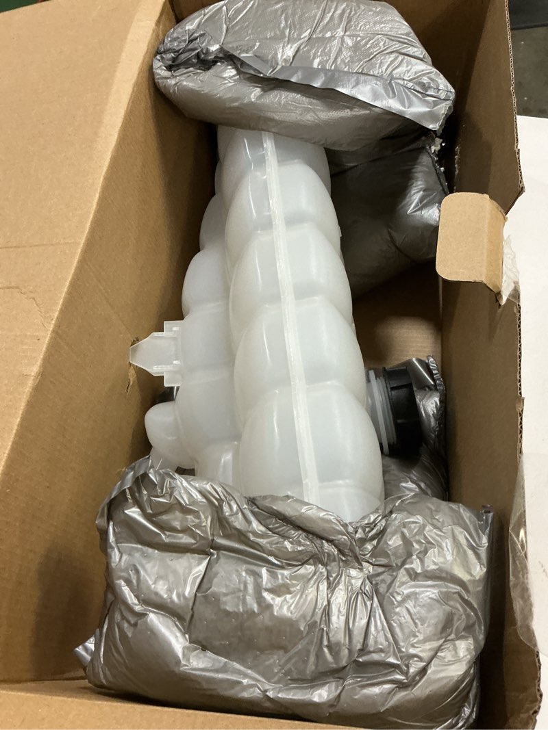 Condition photo showing Good Condition for 603-318 Coolant Reservoir Tank with Cap - Compatible with Ford F-150 2015-2024, Expedition 2018-2024, Lincoln Navigator 2018-2024 - Replaces FL3Z-8A080-A - Engine Coolant Overflow Recovery Tank