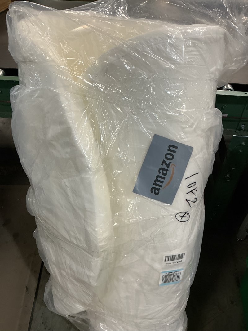 Condition photo showing As Is for Human Dog Bed for Adults, 71"x51"x12" Washable Orthopedic Size, Faux Fur Removable, Cozy Large Present with Blanket and Pillow, Khaki 71"L×51"W×12"Th Khaki