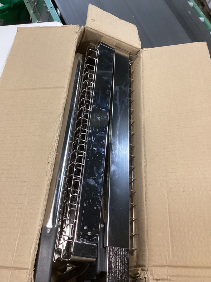 Condition photo showing New/Like New for CUISIBOT Over The Sink Dish Drainer Drying Rack 3 Tier, Full Stainless Steel Dish Drying Rack Adjustable Length 20.9''-37.4'', Kitchen Sink Shelf, Organized Space-Saving Dish Rack Silver 3 Tier with Flat Grid