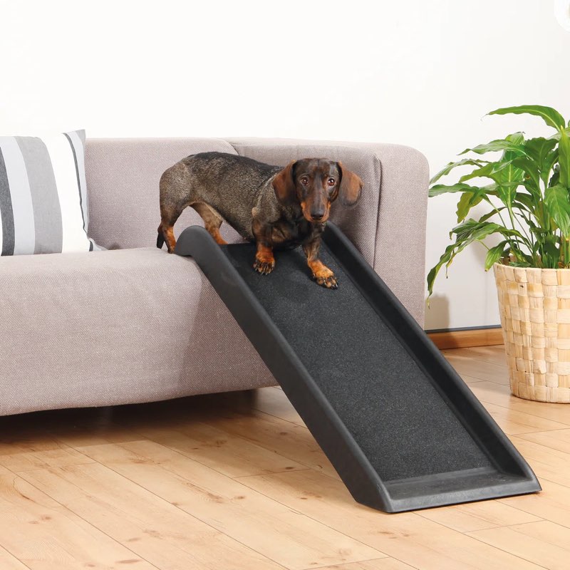 TRIXIE 39.5" Pet Ramp, Dog Ramp, Portable Dog Ramp for Small Cars and Furniture, Non-Skid Surface