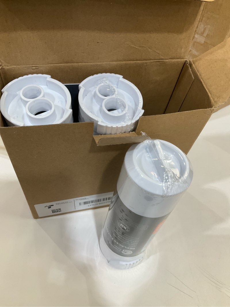 Condition photo showing Good Condition for crystala filters xwf water filter, compatible with ge xwf refrigerator water filter, 3 pack (not xwfe)