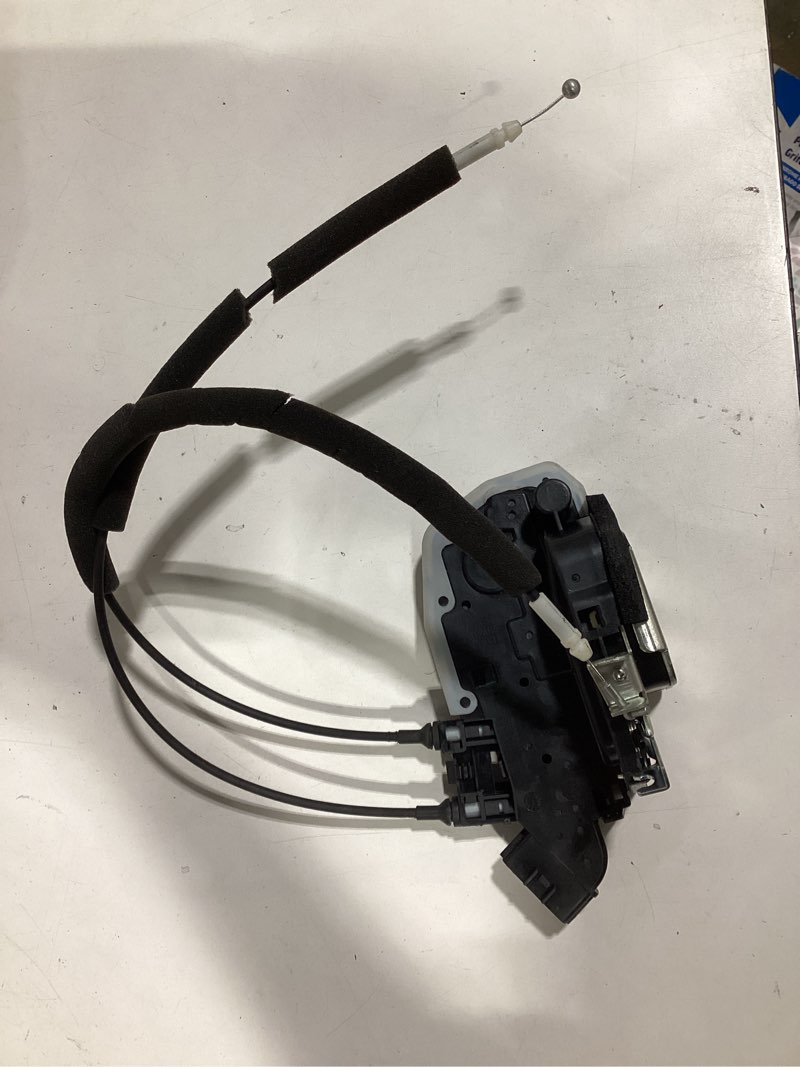 Condition photo showing As Is for rear left driver side door lock actuator latch assembly for nissan rogue | for 2008 2009 2010 2011 2012 2013 2014 2015 nissan rogue, 2014-2015 rogue select sport utility, replace 82501jm00a 937268