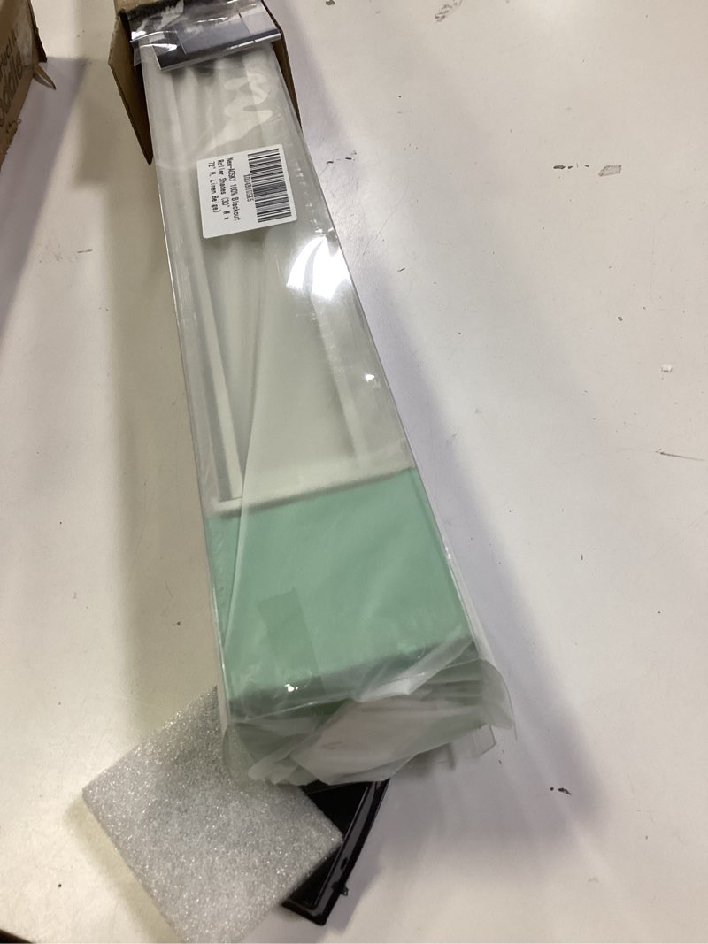 Condition photo showing New/Like New for AOSKY Blackout Roller Shades Cordless Blinds for Windows, Free-Stop Shades with Valance, Thermal Insulated Fabric, UV Protection, Blinds for Home and Office (30" W x 72" H, Linen Beige Linen Beige 30"W x 72"H