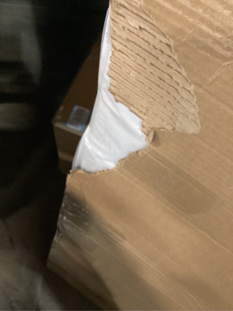 Condition photo showing As Is for serta perfect start limited dual sided baby crib mattress and toddler mattress, breathable fiber core, greenguard gold certified, waterproof, 7 year warranty, made in usa limited mattress