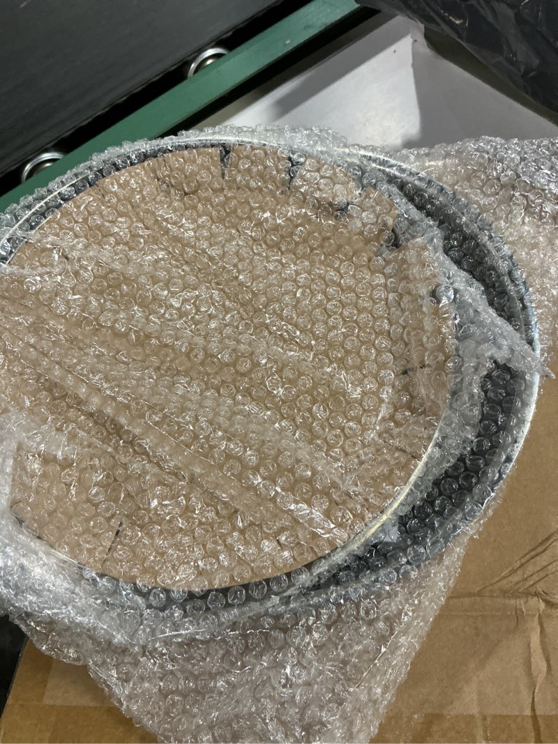 Condition photo showing New/Like New for Stainless Steel Frying Pan with Lid, 8 Inch Honeycomb Non Stick Frying Pan, Small Stainless Steel Nonstick Pans W/Lid, Safe Nonstick Skillet Egg Omelete Pans, Oven Safe, Induction Compatible,PFOA Free