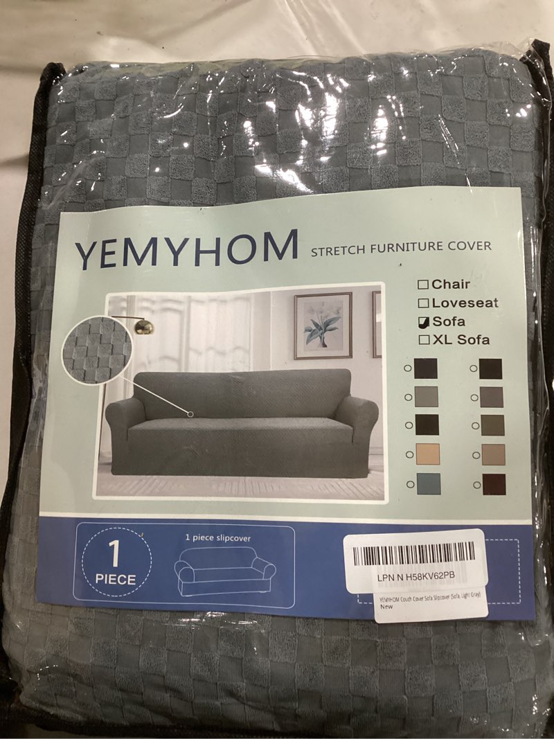 YEMYHOM Couch Cover Latest Jacquard Design High Stretch Sofa Covers for 3 Cushion Couch, Pet Dog Cat