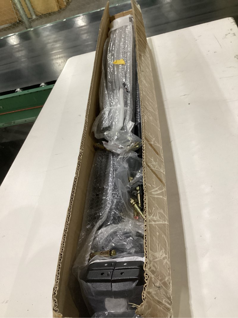 Condition photo showing New/Like New for Handrails for Outdoor Steps,1-4 Step Stair Handrail & Indoor Stair Railing Kit?Black Railings for Outdoor Steps and Hand Rails for Seniors for Porch?4 Step? Black-Straight 4 Step