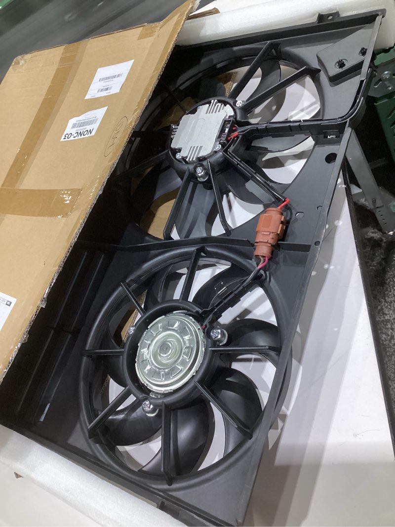 Condition photo showing Good Condition for wflnhb radiator cooling dual fan 1k0121205ad9b9 replacement for audi a3 jetta cc gtieos beetle 1.8l 1.9l 2.0l