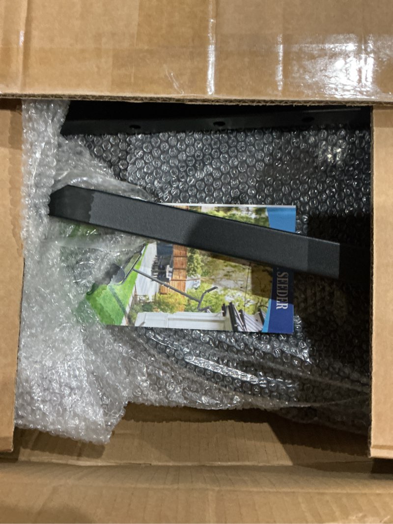 Condition photo showing New/Like New for compost spreader, 24 inch peat moss lawn spreader with u shaped handle,heavy duty top soil fertilizer spreading tool for planting seeding lawn garden care,light weight metal mesh manure roller 24"